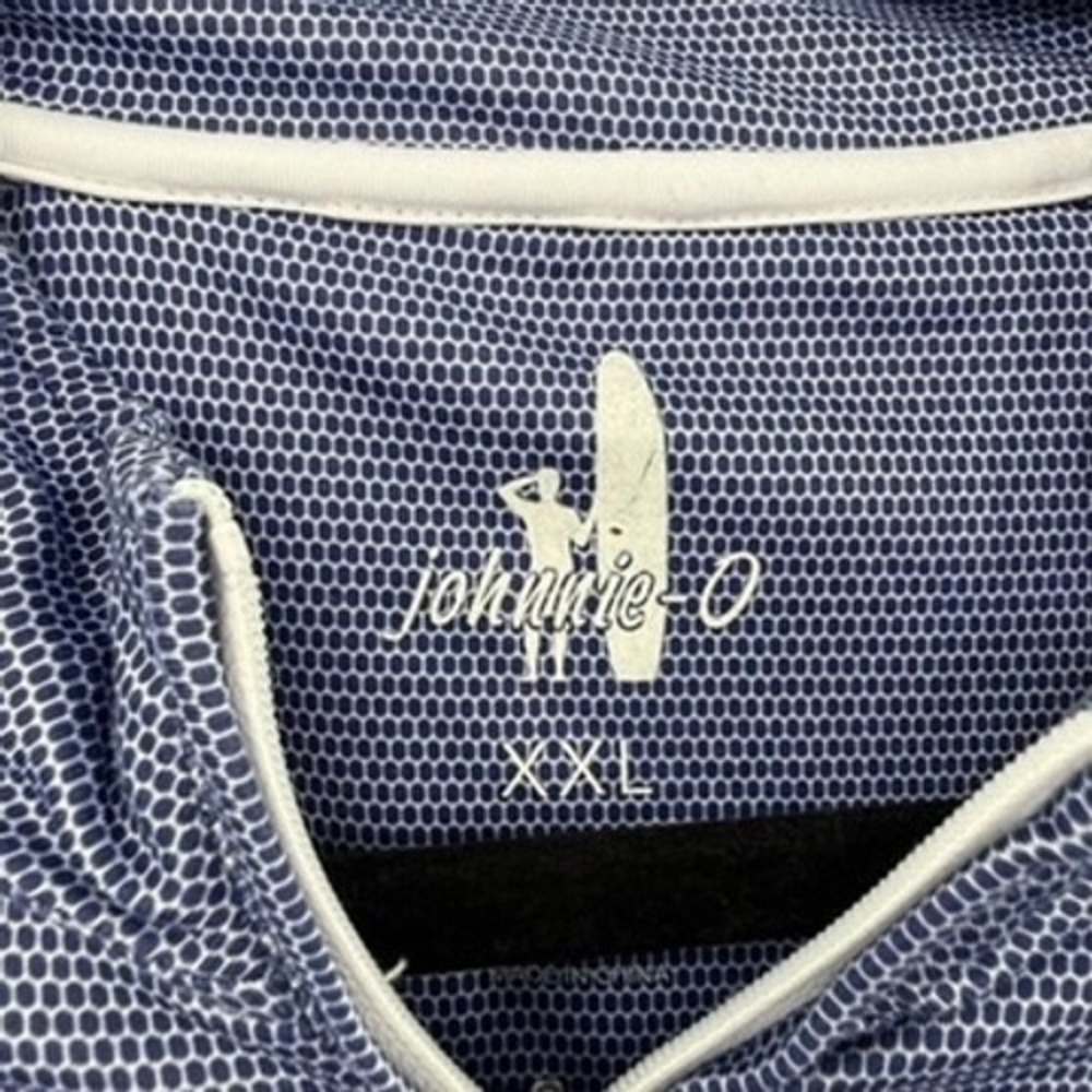 Johnnie-O Sheldon Quarter Zip Pullover Men XXL Performance Golf Gorpcore Preppy - Picture 3 of 9